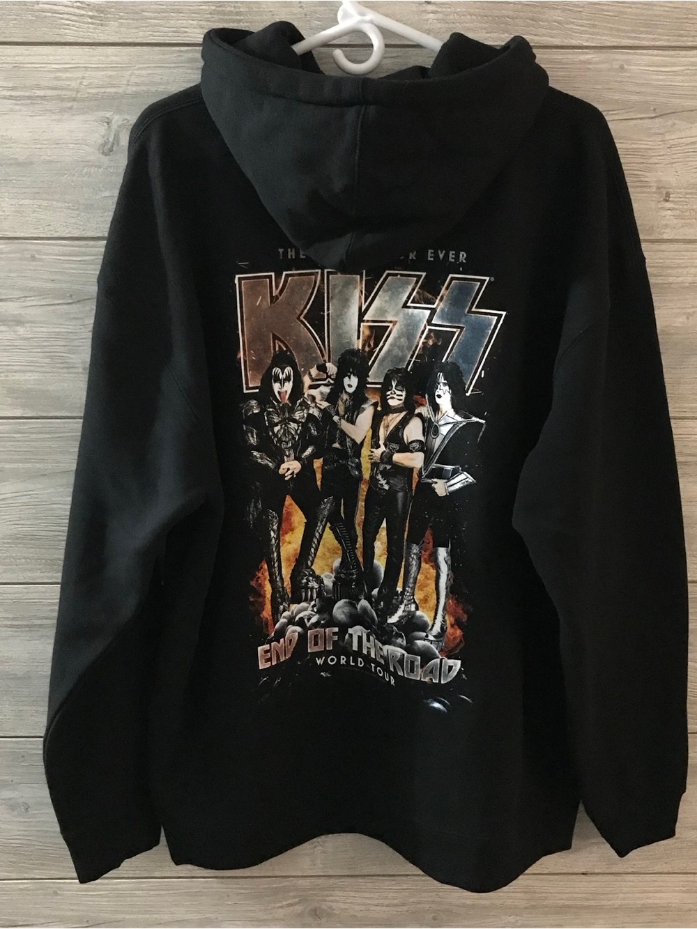BN KISS End Of The Road Tour Hooded Zip Up Sweatshirt